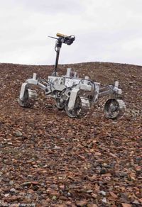 Maan / Mars rover model