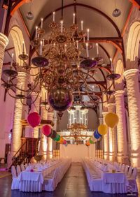 Diner in Jeroens kerk, NW, door Taat &amp; Friends Catering